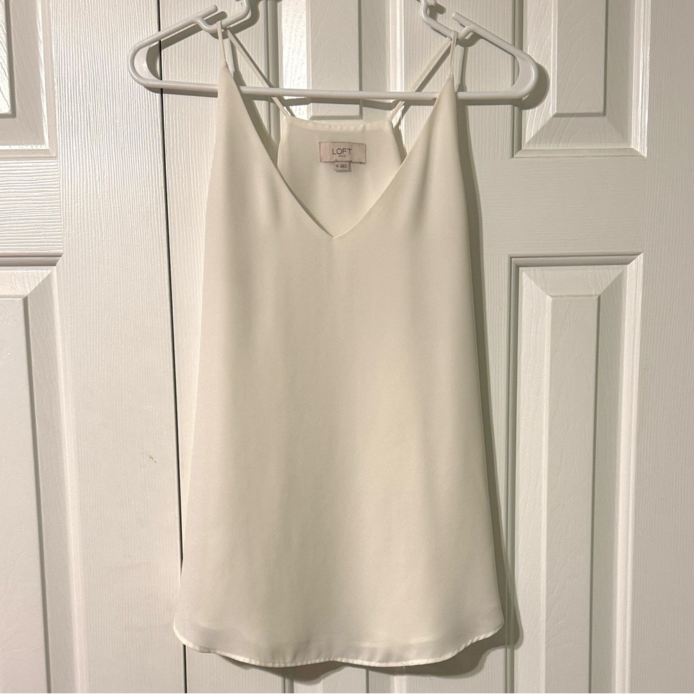 LOFT Cream Camisole Top